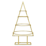 Metall Juletre Med Stativ Gull 60 Cm Pulverlakkert Stål