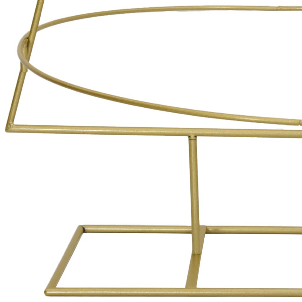 Metall Juletre Med Stativ Gull 150 Cm Pulverlakkert Stål