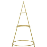 Metall Juletre Med Stativ Gull 180 Cm Pulverlakkert Stål