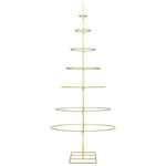 Metall Juletre Med Stativ Gull 180 Cm Pulverlakkert Stål