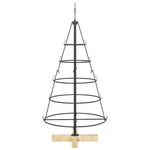 Julekjegle Tre Med Stativ Svart 90 Cm Stål