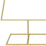 Metall Juletre Med Stativ Gull 150 Cm Pulverlakkert Stål