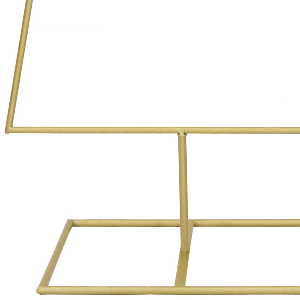 Metall Juletre Med Stativ Gull 150 Cm Pulverlakkert Stål