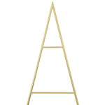 Metall Juletre Med Stativ Gull 180 Cm Pulverlakkert Stål