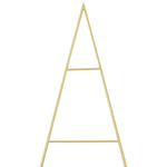 Metall Juletre Med Stativ Gull 210 Cm Pulverlakkert Stål