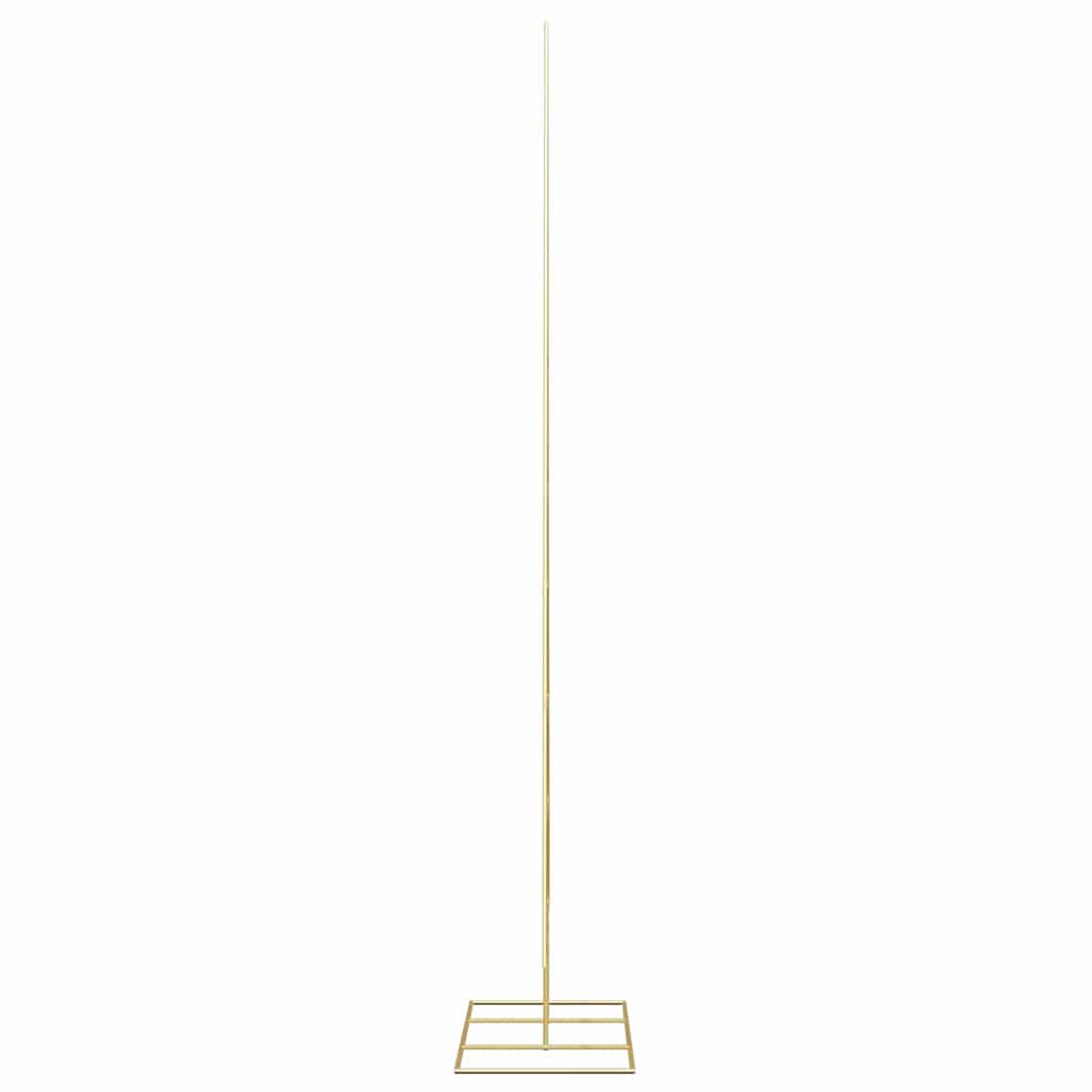 Metall Juletre Med Stativ Gull 210 Cm Pulverlakkert Stål