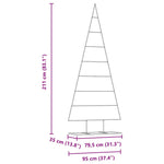 Metall Juletre Med Stativ Gull 210 Cm Pulverlakkert Stål