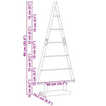 Metall Juletre Med Stativ Svart 90 Cm Stål