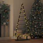 Metall Juletre Med Stativ Svart 125 Cm Stål