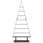 Metall Juletre Med Stativ Svart 125 Cm Stål