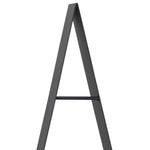 Metall Juletre Med Stativ Svart 210 Cm Stål