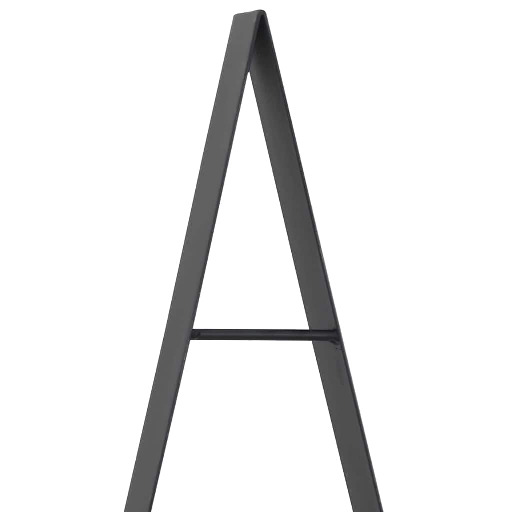 Metall Juletre Med Stativ Svart 210 Cm Stål