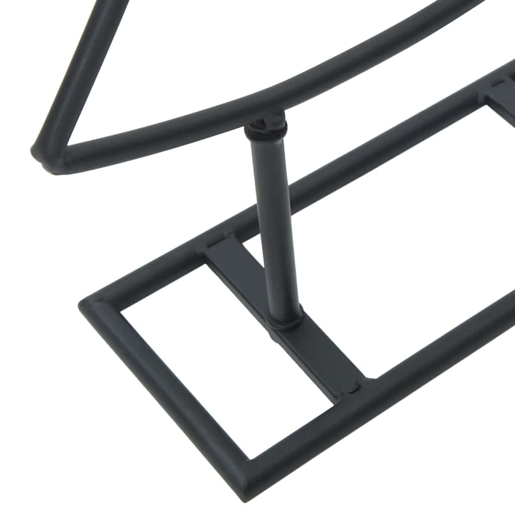 Metall Juletre Med Stativ Svart 150 Cm Stål