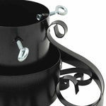 Juletre Stand Svart 40 X 40 X 21 Cm Stål