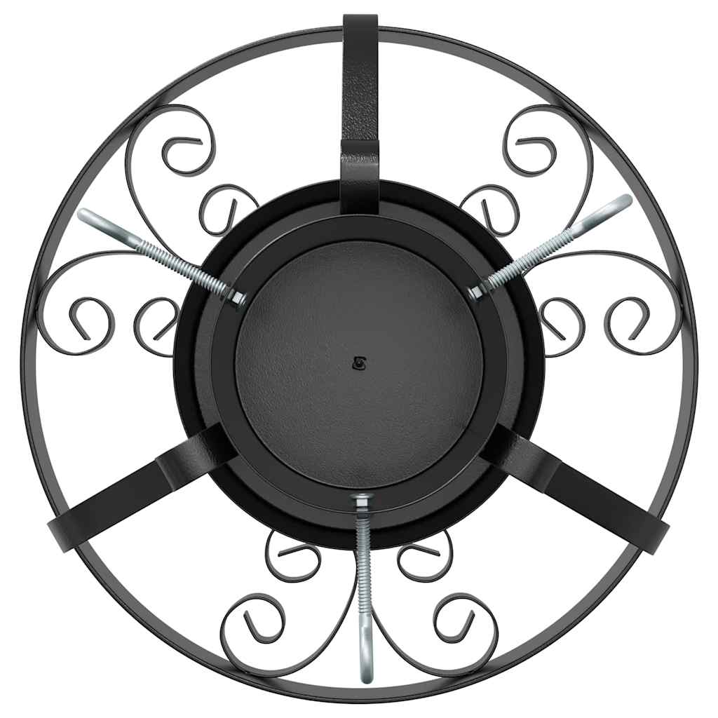 Juletre Stand Svart 40 X 40 X 21 Cm Stål