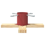 Juletre Stand 1.73 Med Vanntank Rød 50 X 50 X 16 Cm Massiv Furu