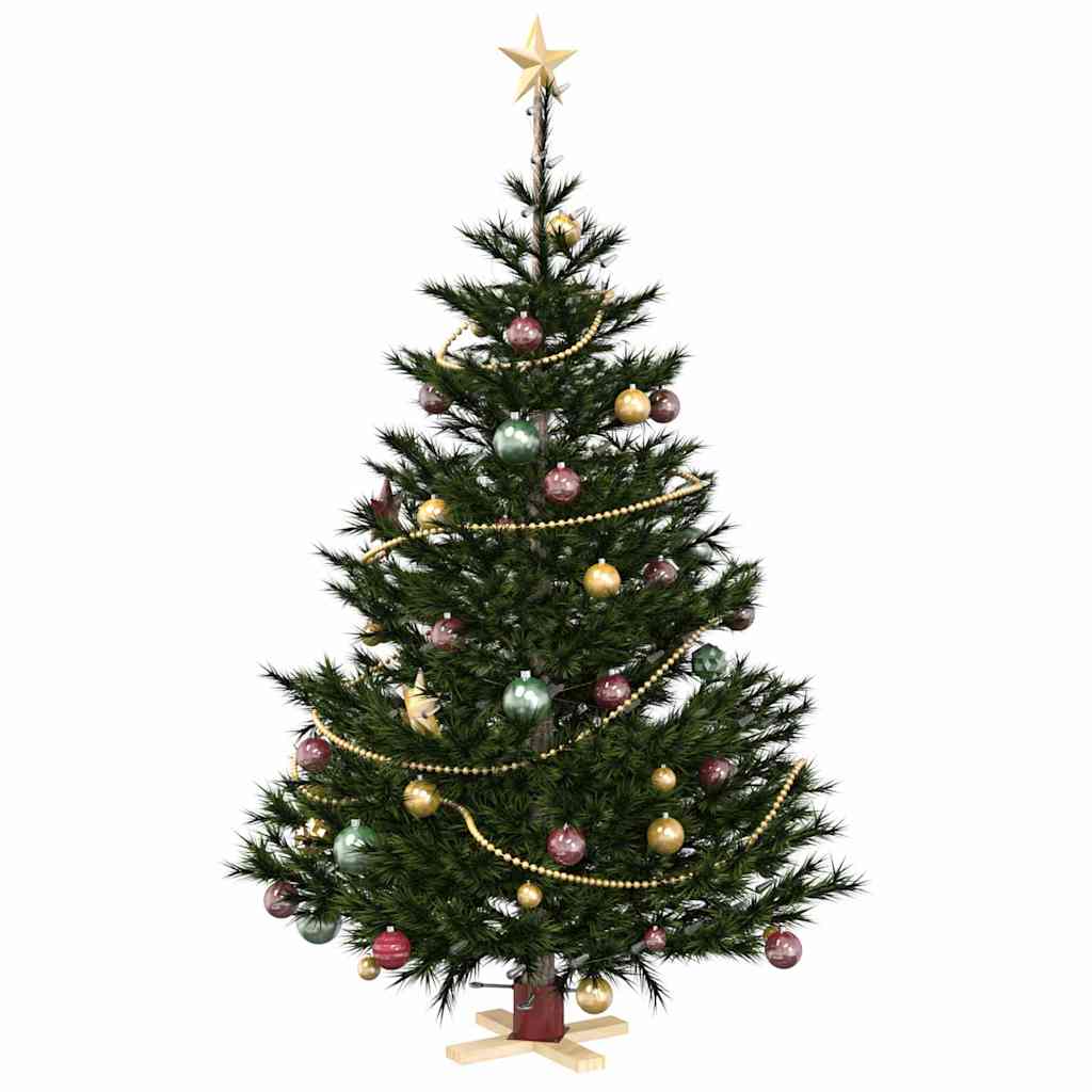 Juletre Stand 1.73 Med Vanntank Rød 50 X 50 X 16 Cm Massiv Furu