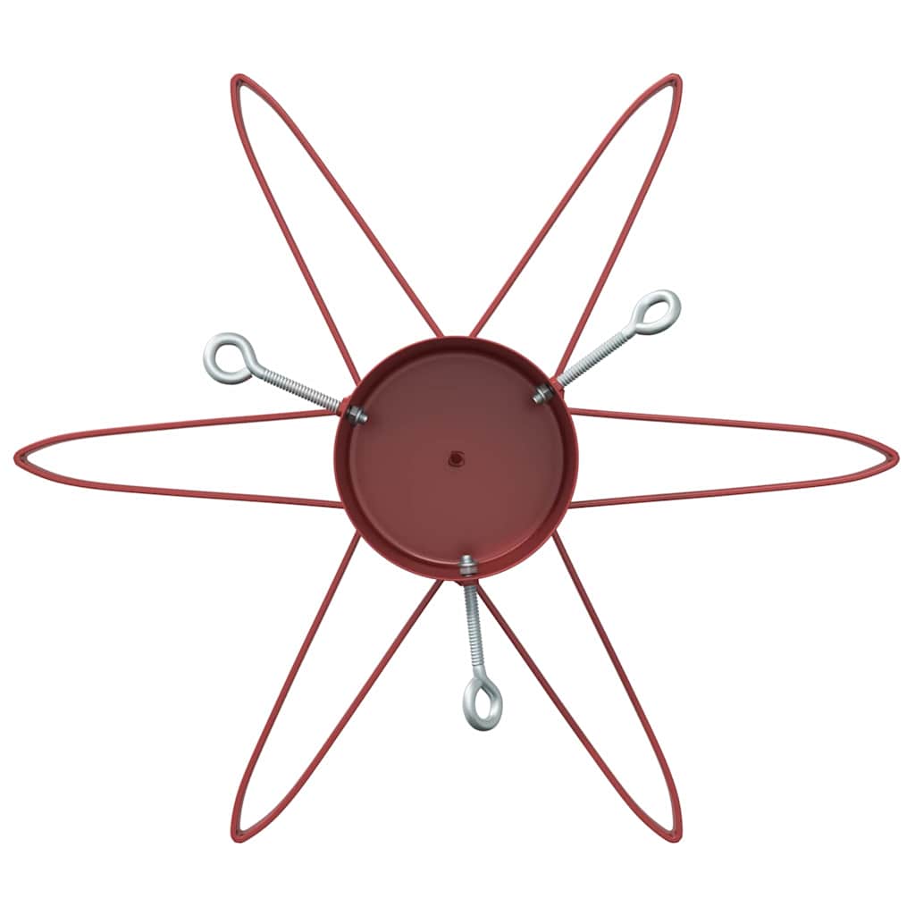 Juletre Stand 1.73 Med Vanntank Rød 49 X 49 X 15,5 Cm Stål