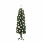 Kunstig Juletre Med 150 Led Grønn 120 Cm Pvc Og Stål Og Plast