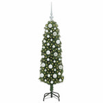 Kunstig Juletre Med 150 Led Grønn 120 Cm Pvc Og Stål Og Plast