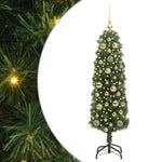 Kunstig Juletre Med 150 Led Grønn 120 Cm Pvc Og Stål Og Plast