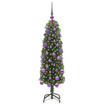Kunstig Juletre Med 150 Led Grønn 120 Cm Pvc Og Stål Og Plast