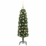 Kunstig Juletre Med 150 Led Grønn 150 Cm Pvc Og Stål Og Plast