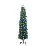 Kunstig Juletre Med 300 Led Grønn 180 Cm Pvc Og Stål Og Plast