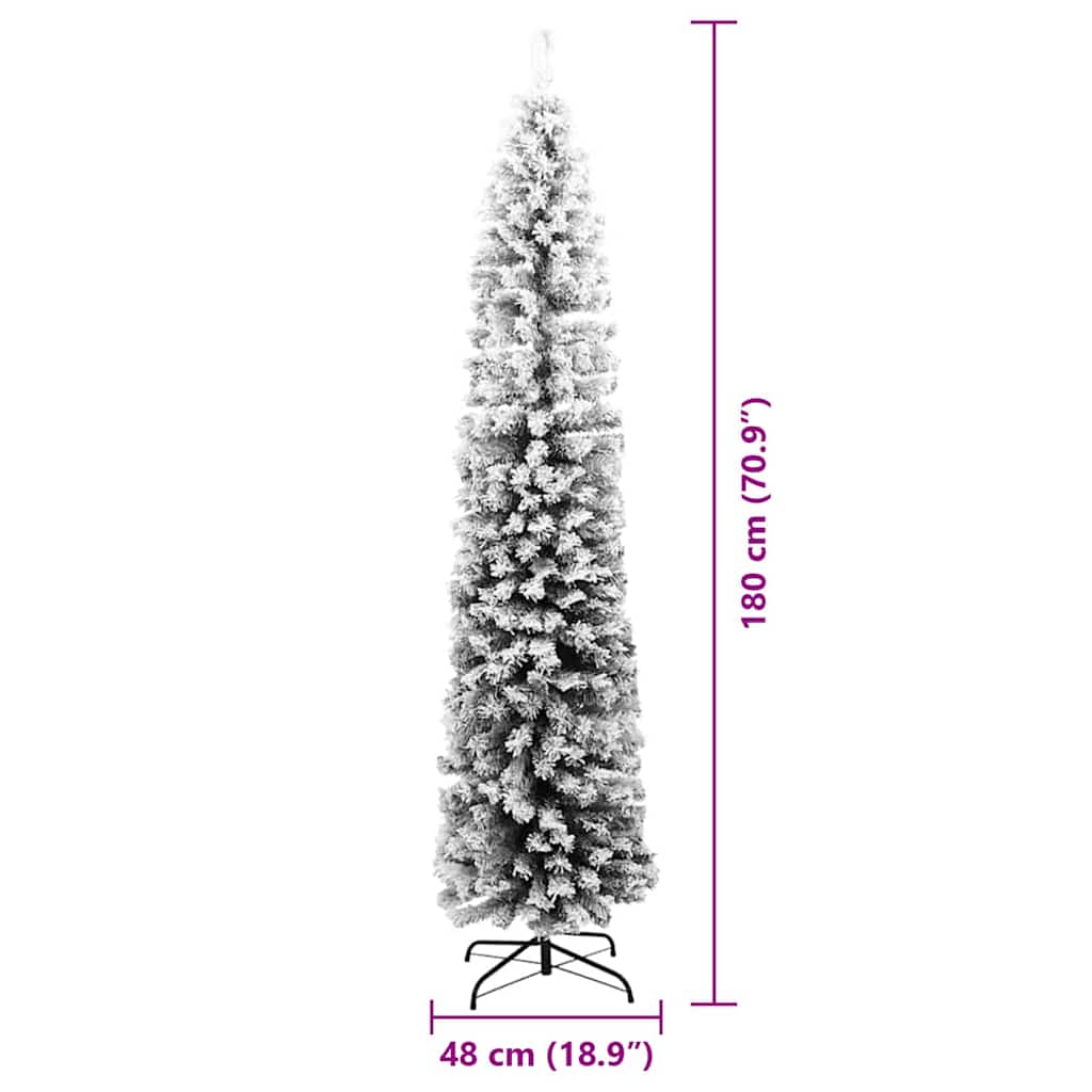 Kunstig Juletre Med 300 Led Grønn 180 Cm Pvc Og Stål Og Plast