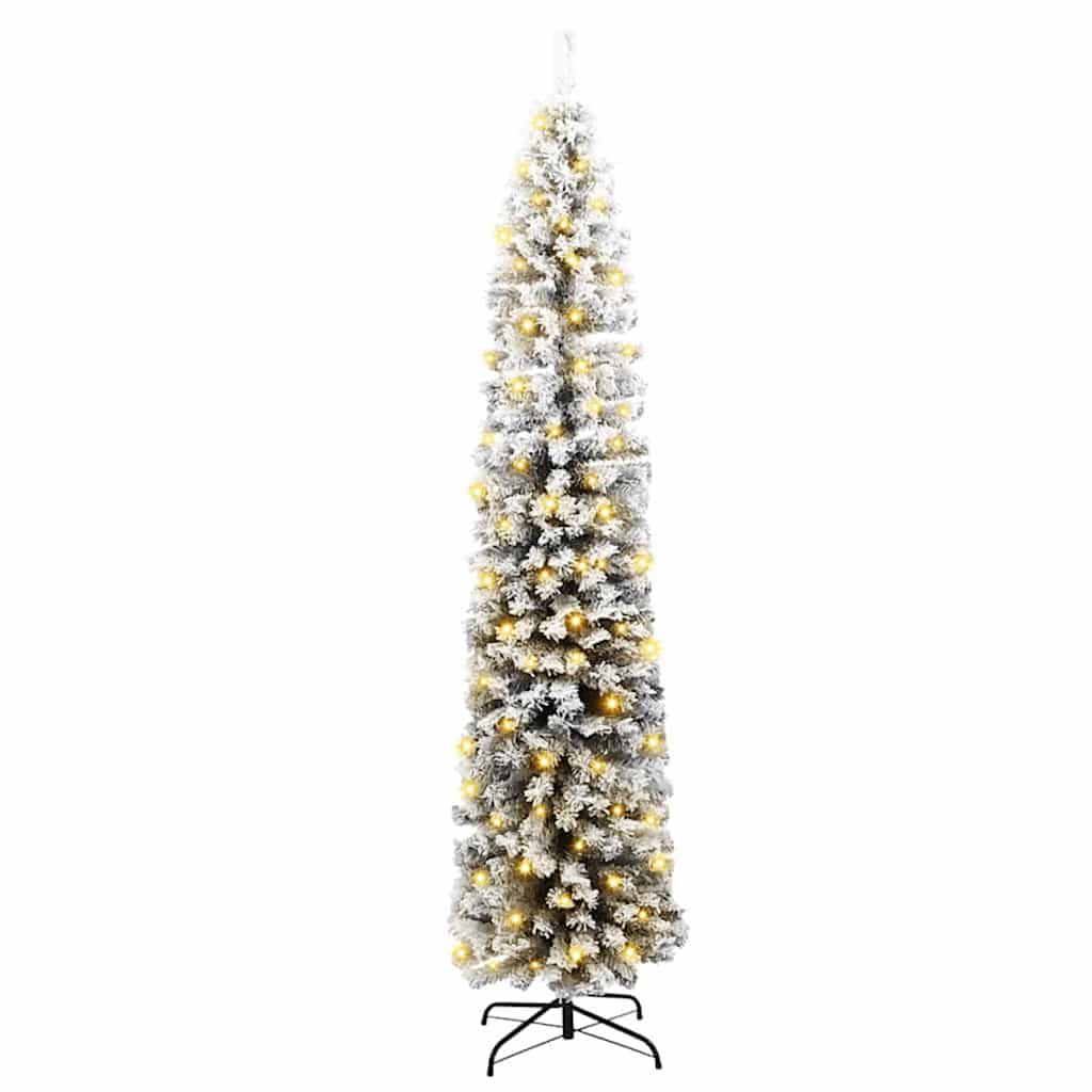 Kunstig Juletre Med 300 Led Grønn 210 Cm Pvc Og Stål Og Plast