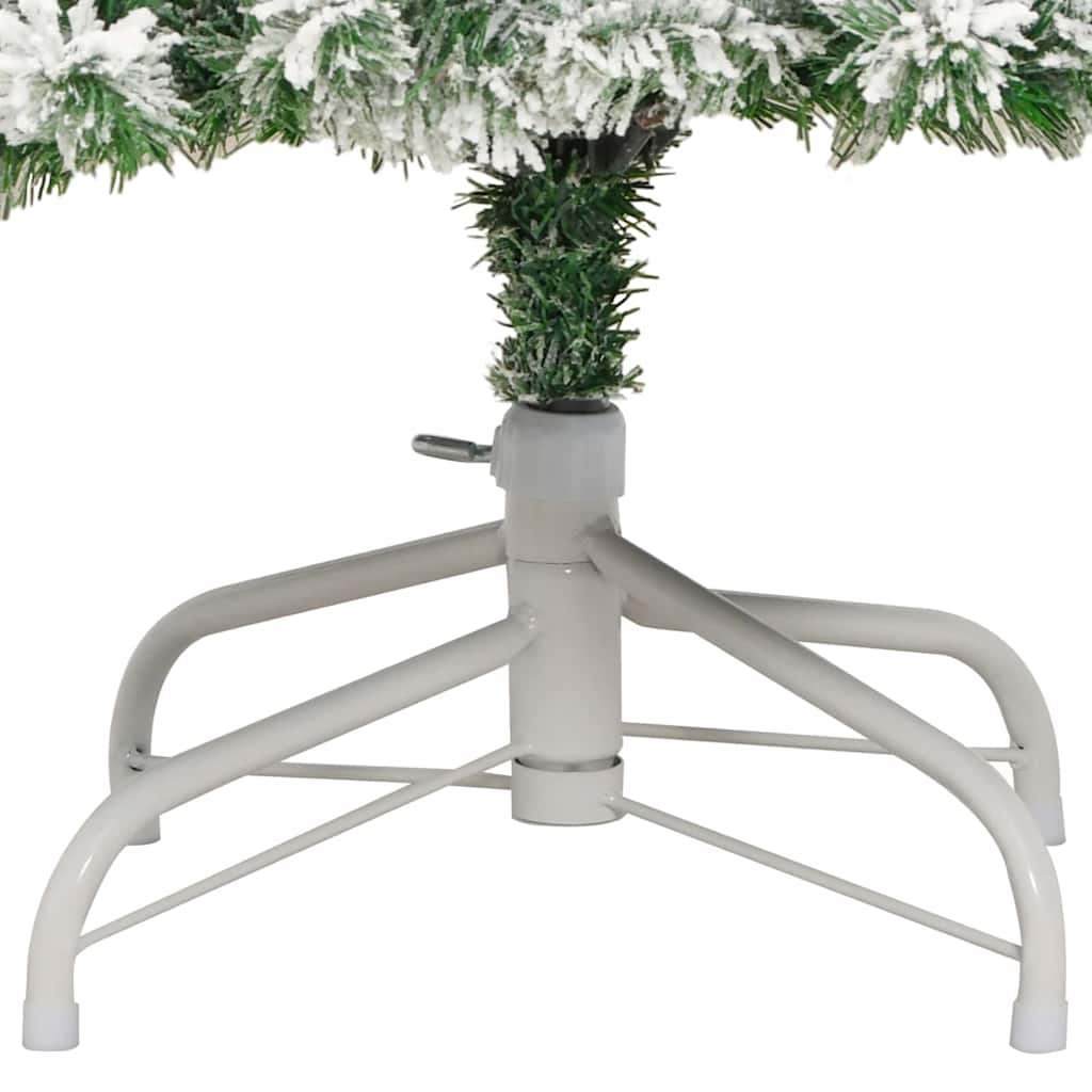 Kunstig Sammensatt Juletre Med 300 Led Grønn Og Hvit 180 Cm