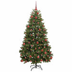 Kunstig Juletre Med 300 Led Grønn 180 Cm Pvc Og Metall