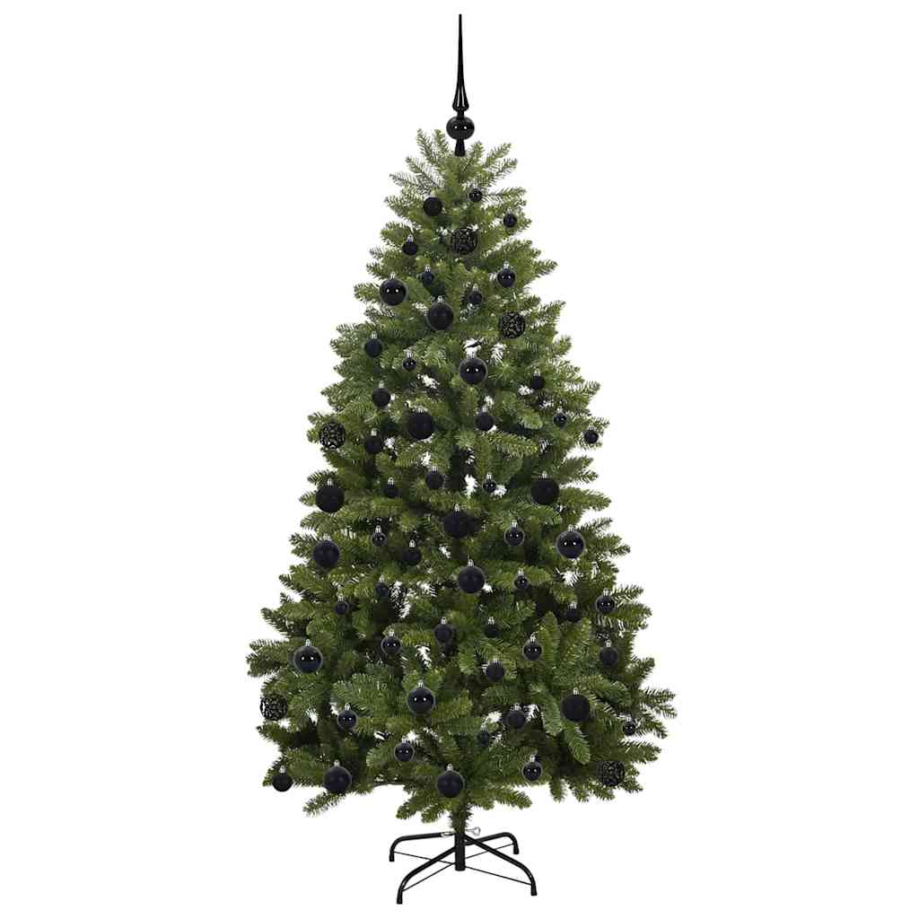 Kunstig Juletre Med 300 Led Grønn 180 Cm Pvc Og Metall