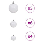 Kunstig Juletre Grønn 66 X 66 X 150 Cm Pvc Og Plast Og Stål