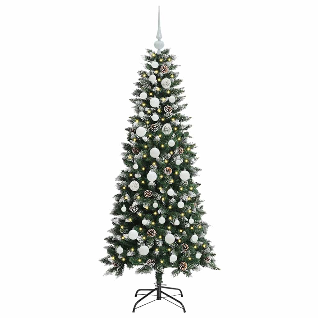 Kunstig Juletre Grønn 66 X 66 X 150 Cm Pvc Og Plast Og Stål