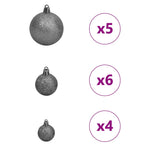 Kunstig Juletre Hvit 53 X 53 X 120 Cm Pvc, Plast, Stål Og Pe