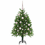 Juletre Med 150 Led Med Stativ Grønn 120 Cm Pe
