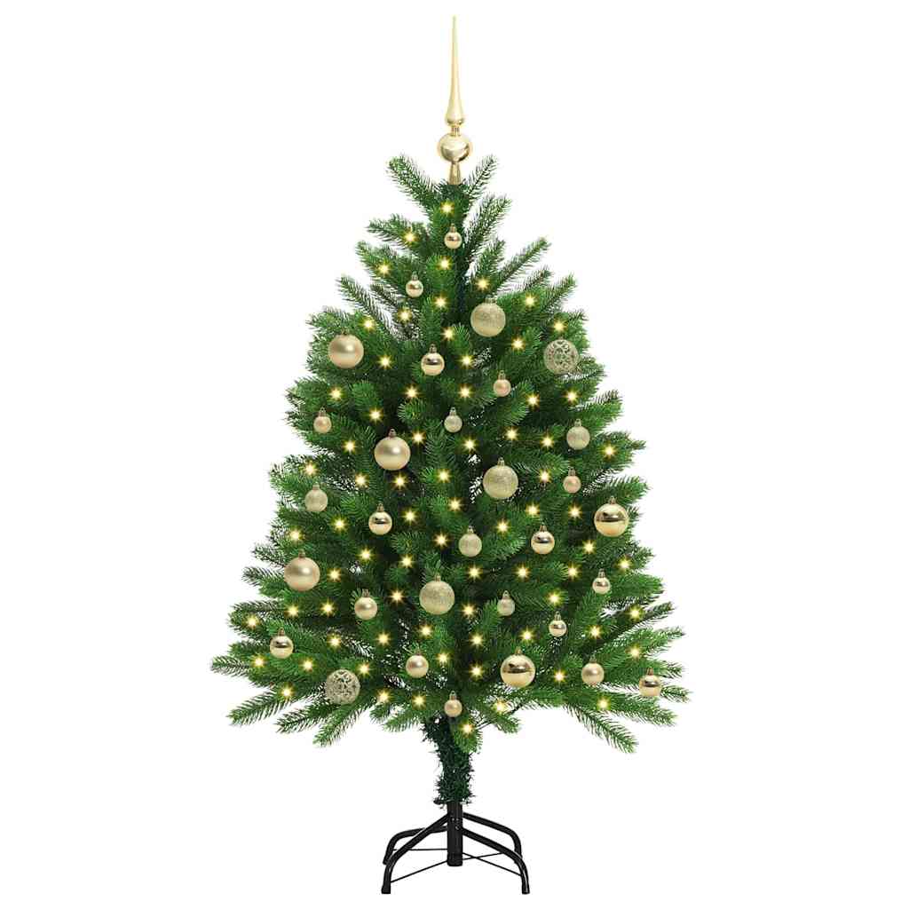 Juletre Med 150 Led Med Stativ Grønn 120 Cm Pe