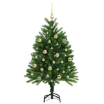 Juletre Med 150 Led Med Stativ Grønn 120 Cm Pe
