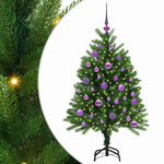 Juletre Med 150 Led Med Stativ Grønn 120 Cm Pe