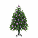 Juletre Med 150 Led Med Stativ Grønn 120 Cm Pe