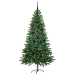 Juletre Med 150 Led Med Stativ Grønn 150 Cm Pe