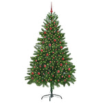 Juletre Med 300 Led Med Stativ Grønn 210 Cm Pe