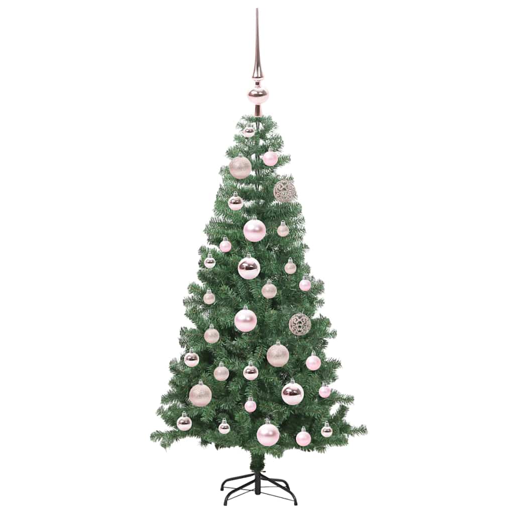 Juletre Med 150 Led Med Stativ Grønn 120 Cm Pvc