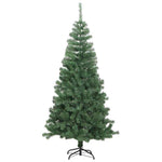 Juletre Med 150 Led Med Stativ Grønn 120 Cm Pvc
