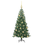 Juletre Med 150 Led Med Stativ Grønn 120 Cm Pvc