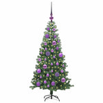 Juletre Med 150 Led Med Stativ Grønn 120 Cm Pvc