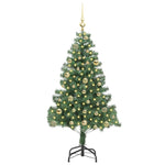 Juletre Med 150 Led Med Stativ Grønn 150 Cm Pvc