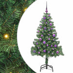 Juletre Med 150 Led Med Stativ Grønn 150 Cm Pvc