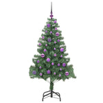 Juletre Med 150 Led Med Stativ Grønn 150 Cm Pvc